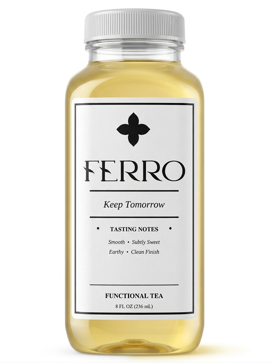 Ferro Tea – Bottled Vine Tea (8oz Glass)