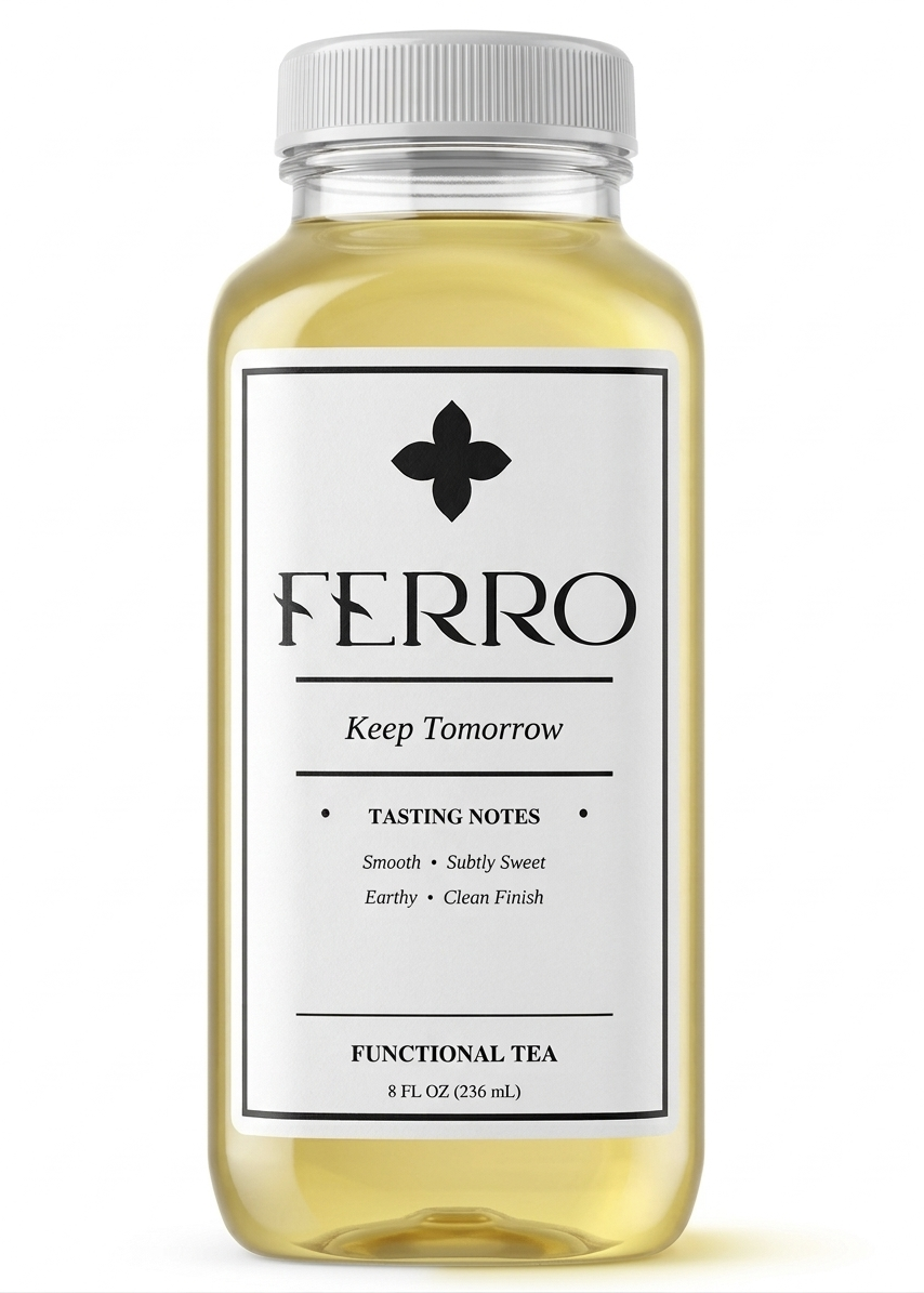 Ferro Tea – Bottled Vine Tea (8oz Glass)